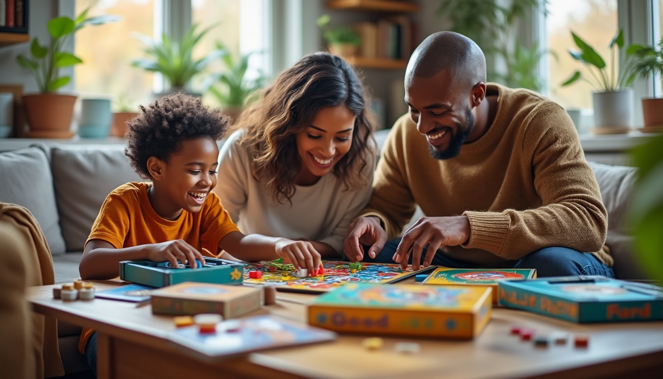 découvrez nos astuces pratiques pour initier vos enfants aux jeux de société. apprenez à choisir les jeux adaptés à leur âge, à favoriser le plaisir du jeu en famille et à développer leurs compétences tout en s'amusant. transformez les soirées en moments inoubliables grâce à nos conseils inspirants!